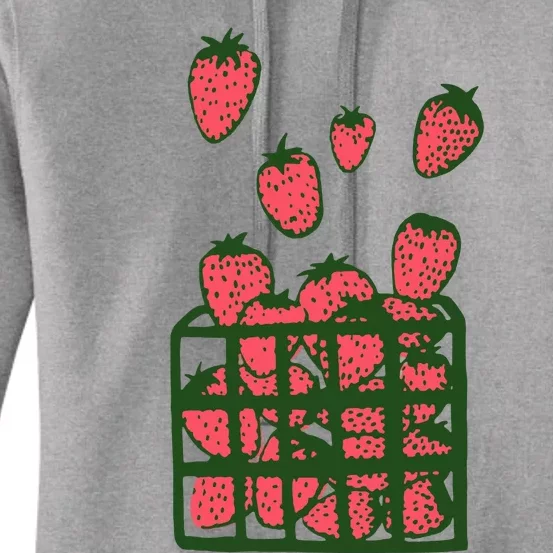 Strawberry Shirts Foodie Gift Women's Pullover Hoodie