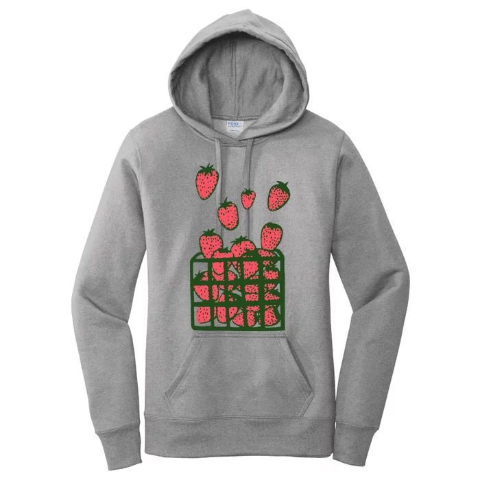 Strawberry Shirts Foodie Gift Women's Pullover Hoodie