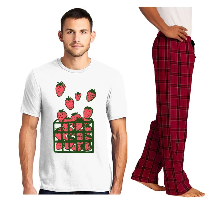 Strawberry Shirts Foodie Gift Pajama Set