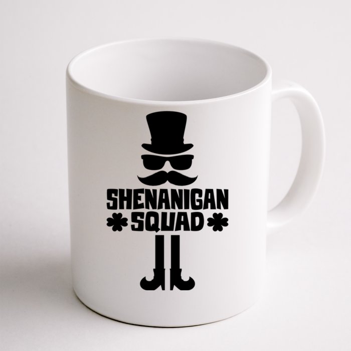 Shenanigans Squad Funny Gift St Patrick's Day Gift Front & Back Coffee Mug