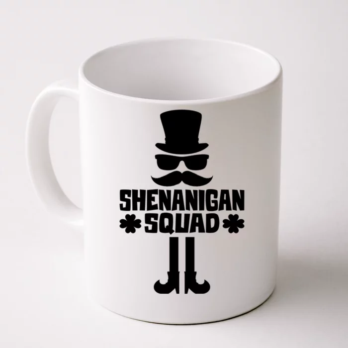 Shenanigans Squad Funny Gift St Patrick's Day Gift Front & Back Coffee Mug