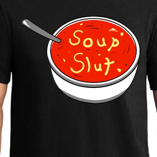 Soup Slut Funny Soup Graphic Saying Pajama Set