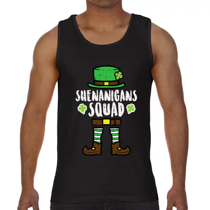 Shenanigan Squad Funny St Patricks Day Group Drinking Comfort Colors® Tank Top