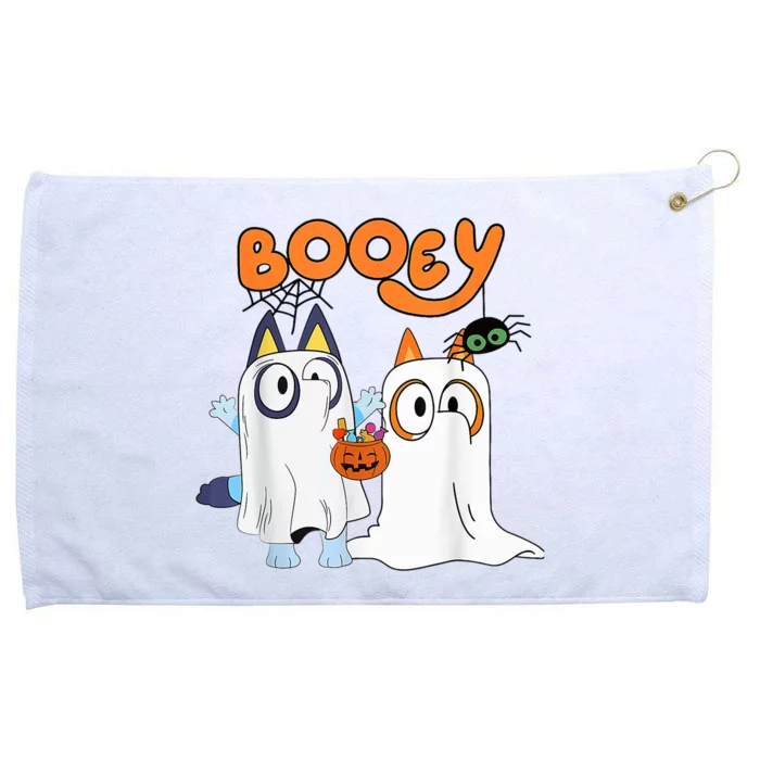 Spooky Season Funny Ghost Booey Halloween Grommeted Golf Towel