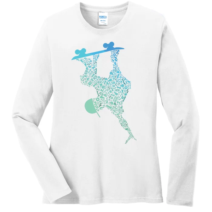 Skateboarding Shirts For Boy Skater Gear Skateboard Ladies Long Sleeve Shirt