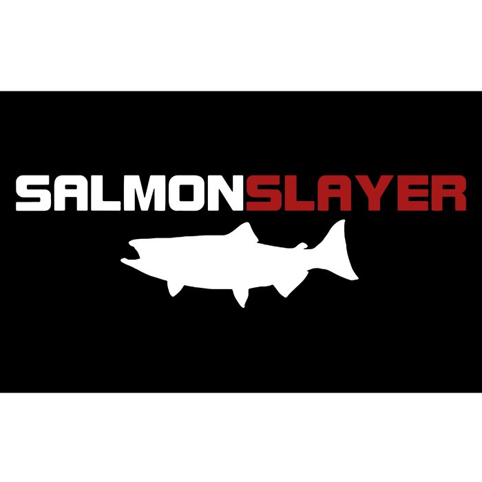 Salmon Slayer Funny Salmon Fishing Fisherman Bumper Sticker