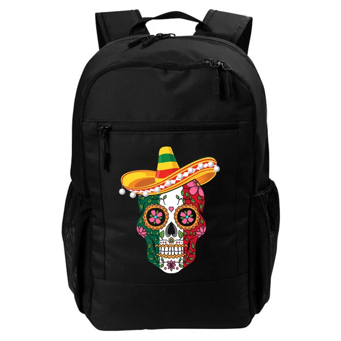 SUGAR SKULL FUNNY CINCO DE MAYO T Daily Commute Backpack