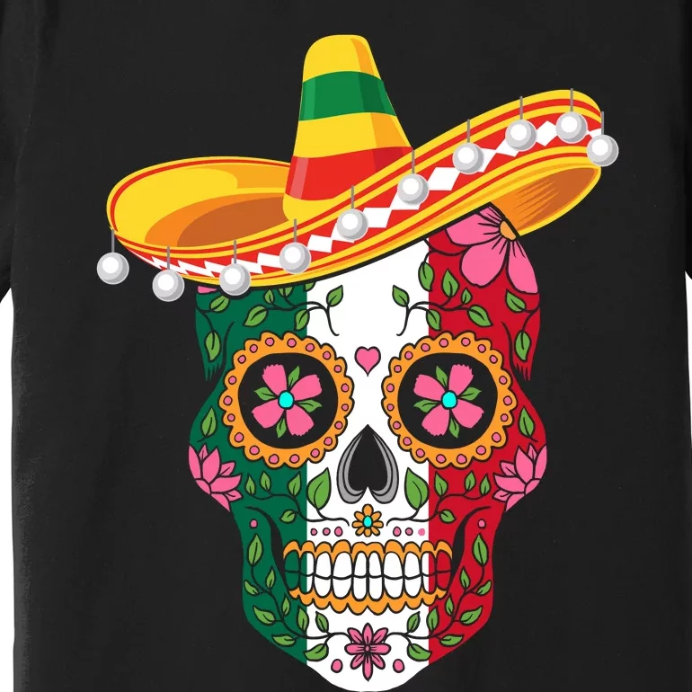 SUGAR SKULL FUNNY CINCO DE MAYO T Premium T-Shirt