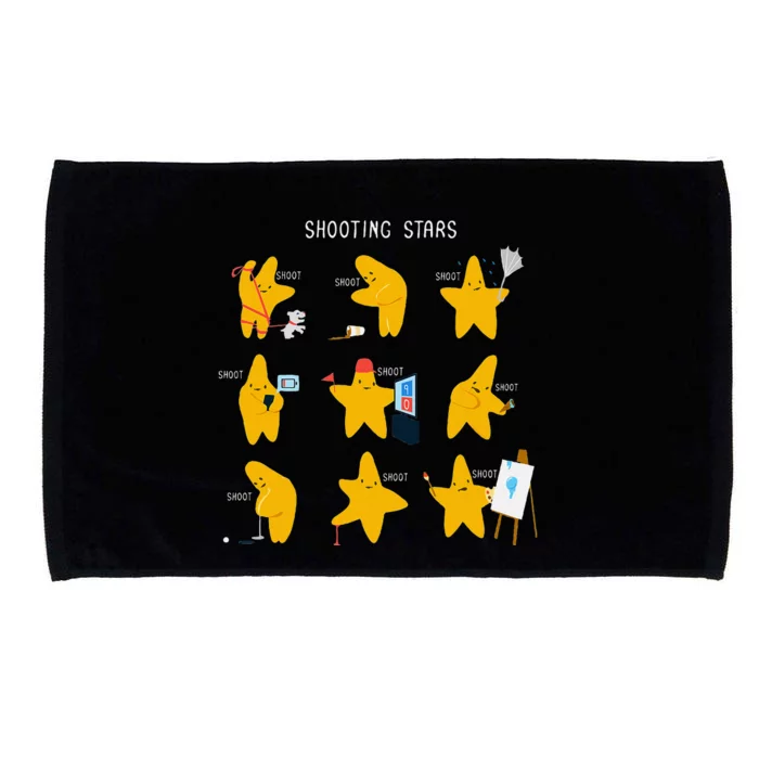 Shooting Stars! Funny Design Microfiber Hand Towel