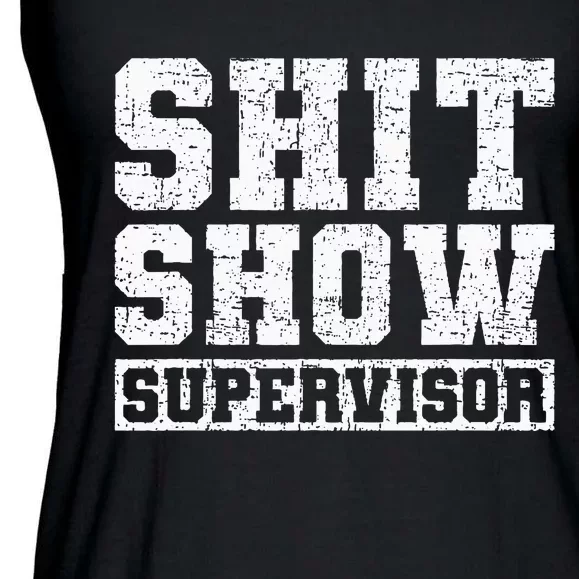 Show Supervisor Funny Parent Boss Manager Teacher Gifts Ladies Essential Flowy Tank