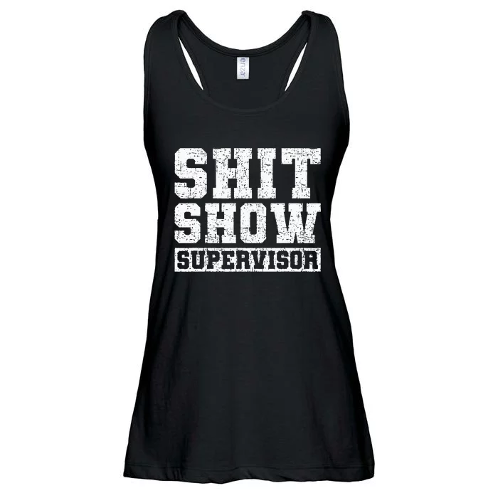 Show Supervisor Funny Parent Boss Manager Teacher Gifts Ladies Essential Flowy Tank