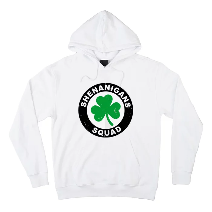 Shenanigans Squad Funny St Patricks Day Party Hoodie