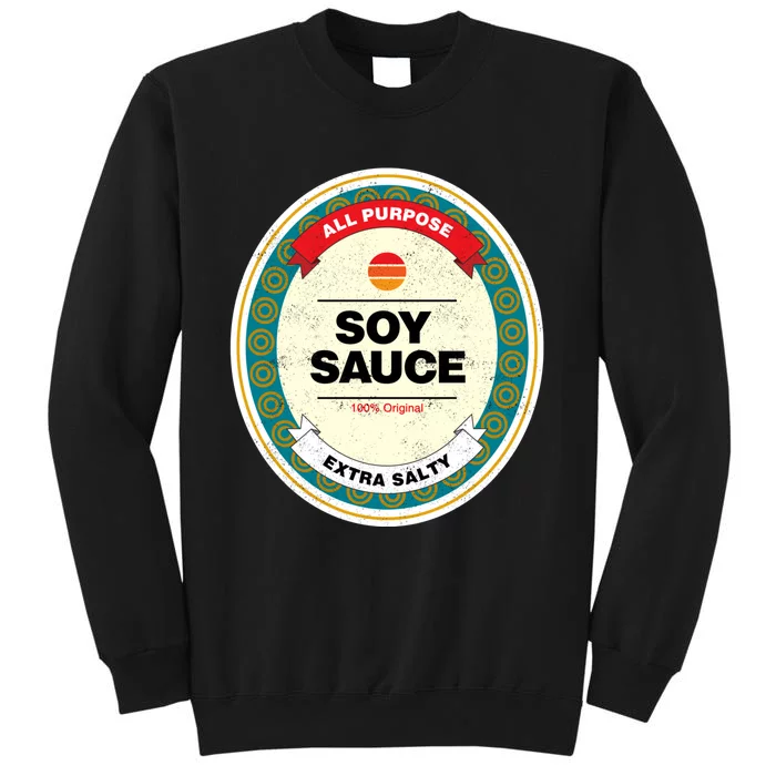 Soy Sauce Funny Costume Vegan Soy Sauce Funny Sushi Matching Group Halloween Cos Sweatshirt