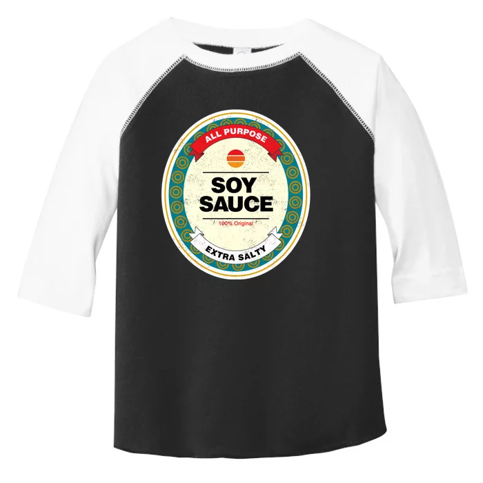 Soy Sauce Funny Costume Vegan Soy Sauce Funny Sushi Matching Group Halloween Cos Toddler Fine Jersey T-Shirt