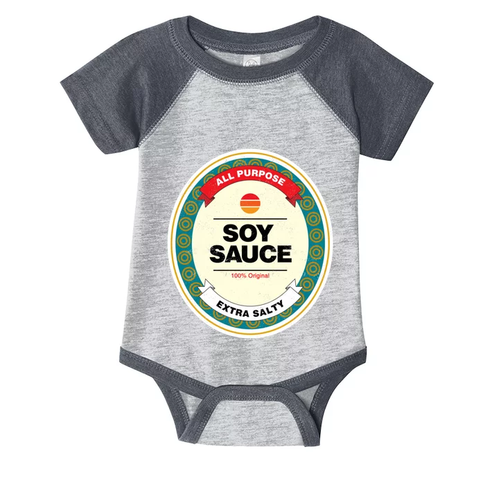 Soy Sauce Funny Costume Vegan Soy Sauce Funny Sushi Matching Group Halloween Cos Infant Baby Jersey Bodysuit