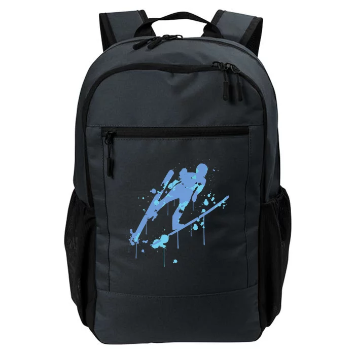 Splash Ski Flying Winter Sports Ski Jumping Daily Commute Backpack