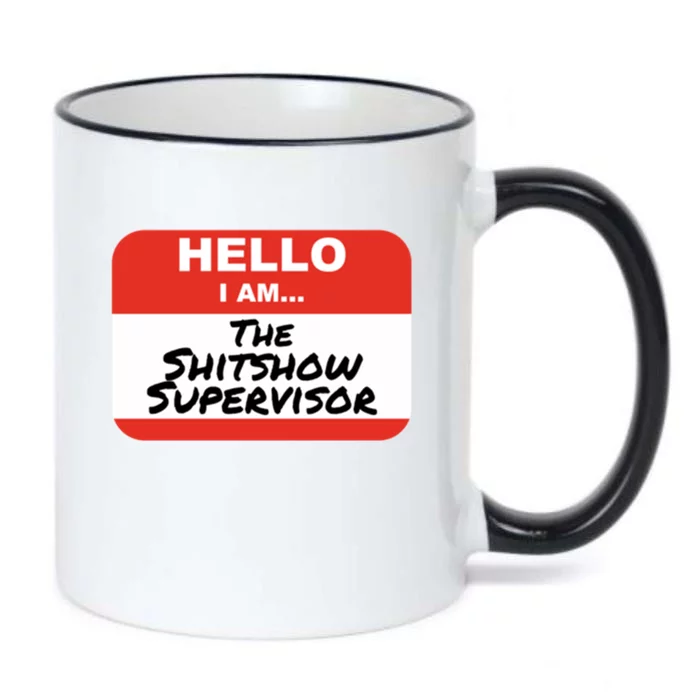 Shitshow Supervisor Funny Manager And Supervisor Black Color Changing Mug