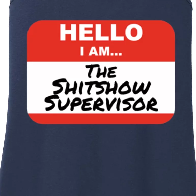 Shitshow Supervisor Funny Manager And Supervisor Ladies Essential Tank