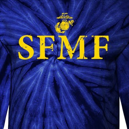 SFMF Semper Fi US Marines Tie-Dye Long Sleeve Shirt