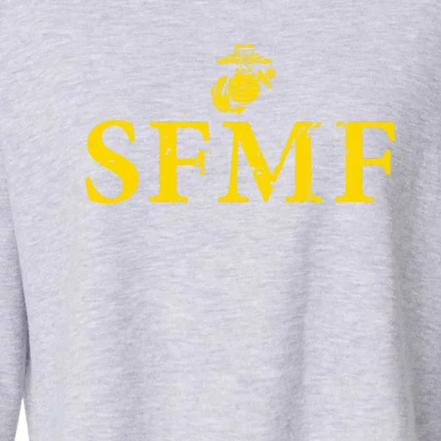 SFMF Semper Fi US Marines Cropped Pullover Crew