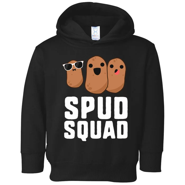 Spud Squad Funny Potato Friend Team Vegetable Toddler Hoodie