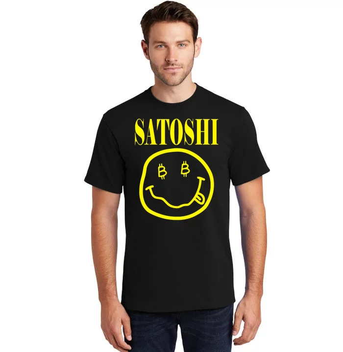 Satoshi Smile Face Tall T-Shirt