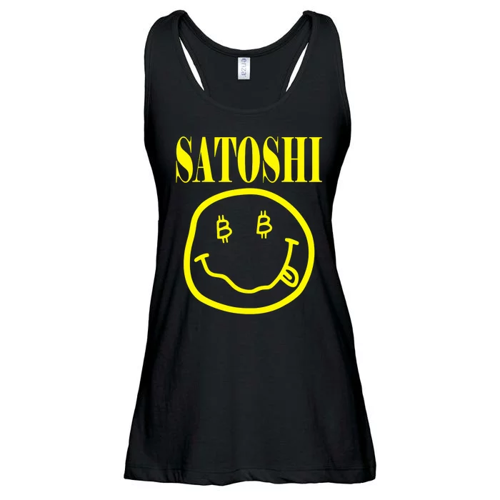 Satoshi Smile Face Ladies Essential Flowy Tank