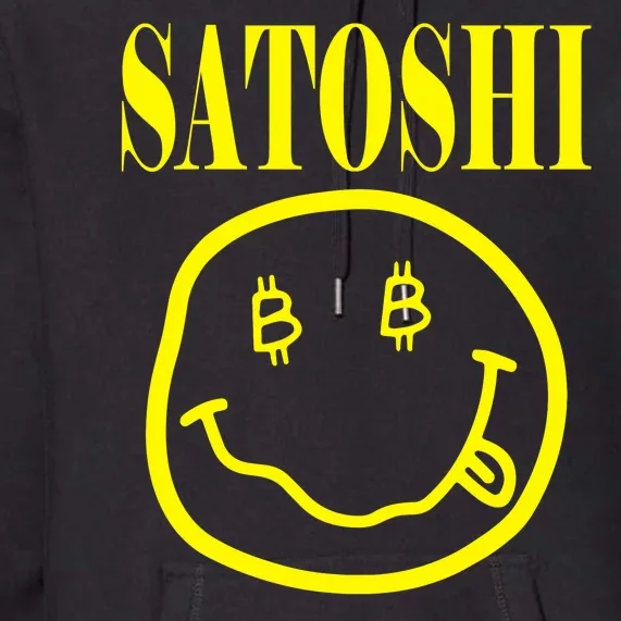 Satoshi Smile Face Premium Hoodie