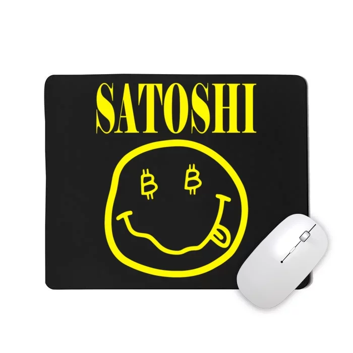 Satoshi Smile Face Mousepad