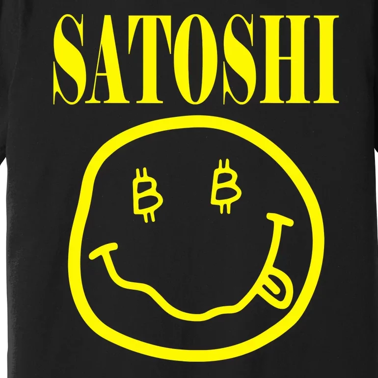 Satoshi Smile Face Premium T-Shirt