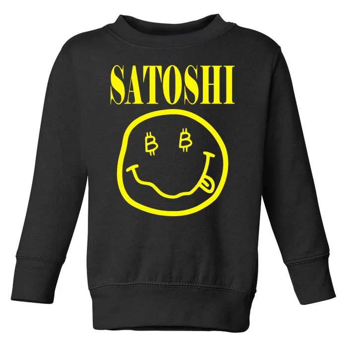 Satoshi Smile Face Toddler Sweatshirt