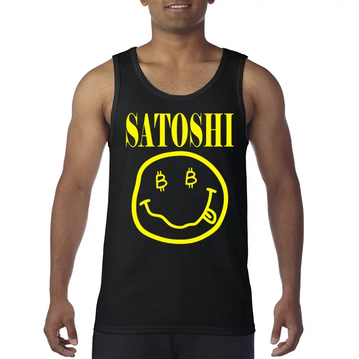 Satoshi Smile Face Tank Top