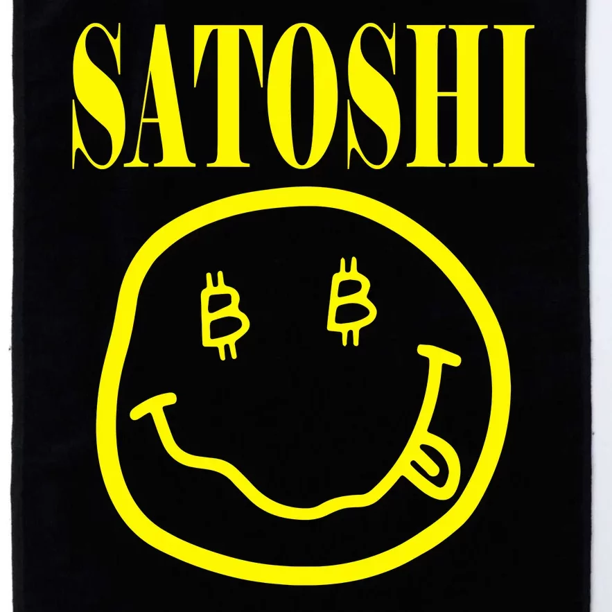 Satoshi Smile Face Platinum Collection Golf Towel