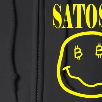 Satoshi Smile Face Full Zip Hoodie