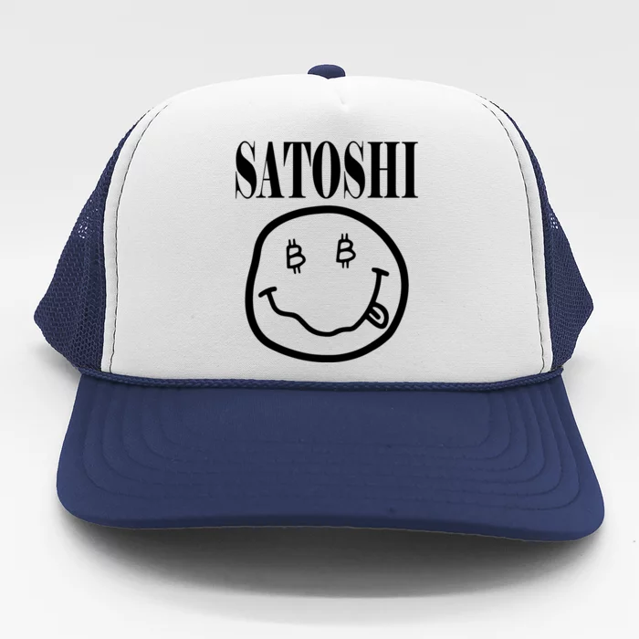 Satoshi Smile Face Trucker Hat