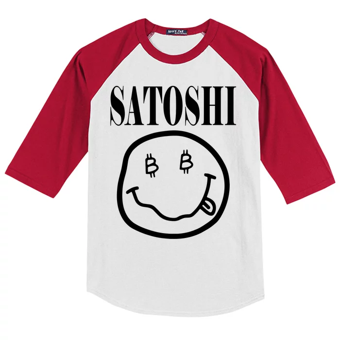 Satoshi Smile Face Kids Colorblock Raglan Jersey