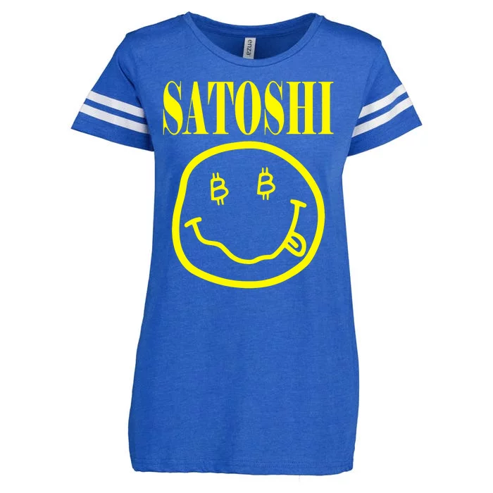 Satoshi Smile Face Enza Ladies Jersey Football T-Shirt