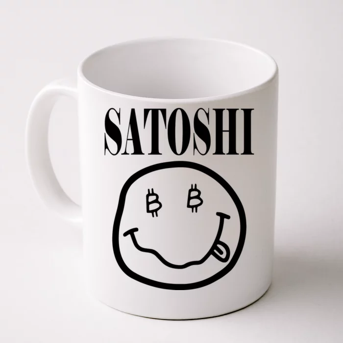 Satoshi Smile Face Front & Back Coffee Mug