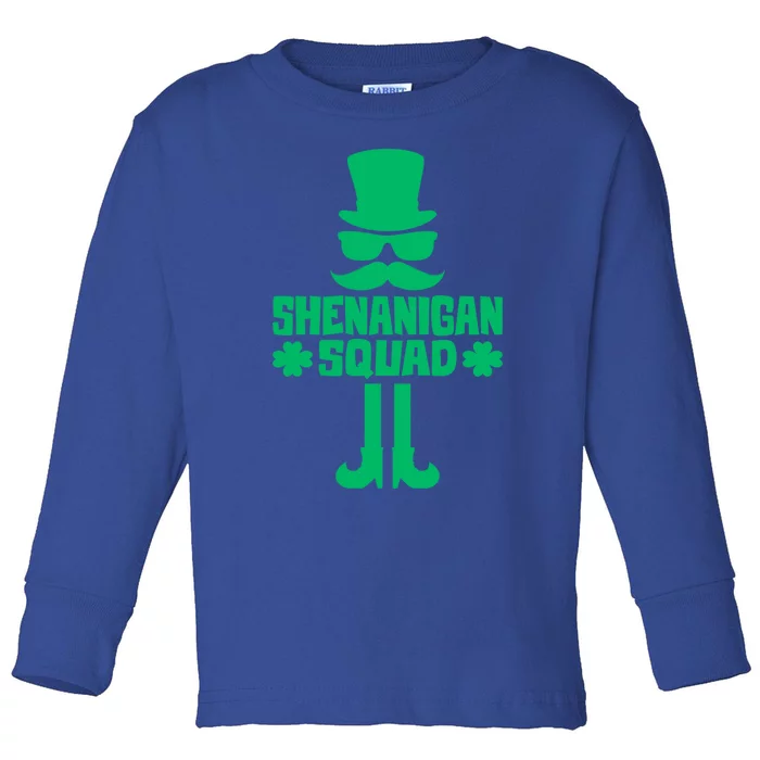 Shenanigans Squad Gift St Patrick's Day Gift Toddler Long Sleeve Shirt