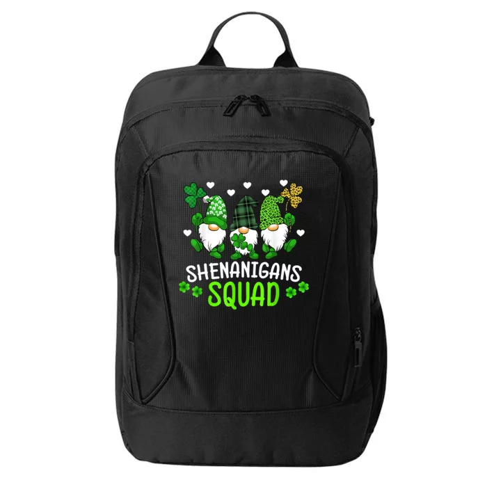 Shenanigans Squad Gnome St Patrick's City Backpack