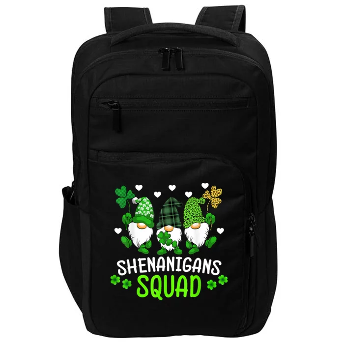 Shenanigans Squad Gnome St Patrick's Impact Tech Backpack