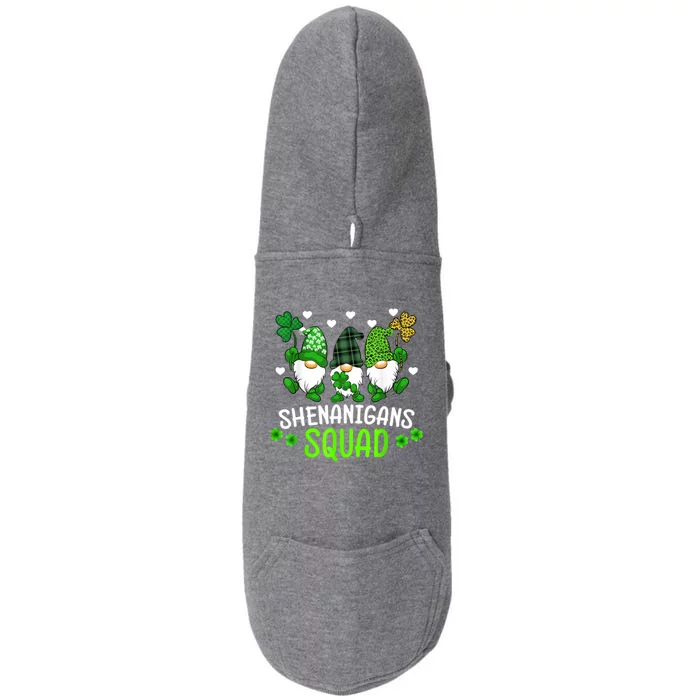 Shenanigans Squad Gnome St Patrick's Doggie 3-End Fleece Hoodie