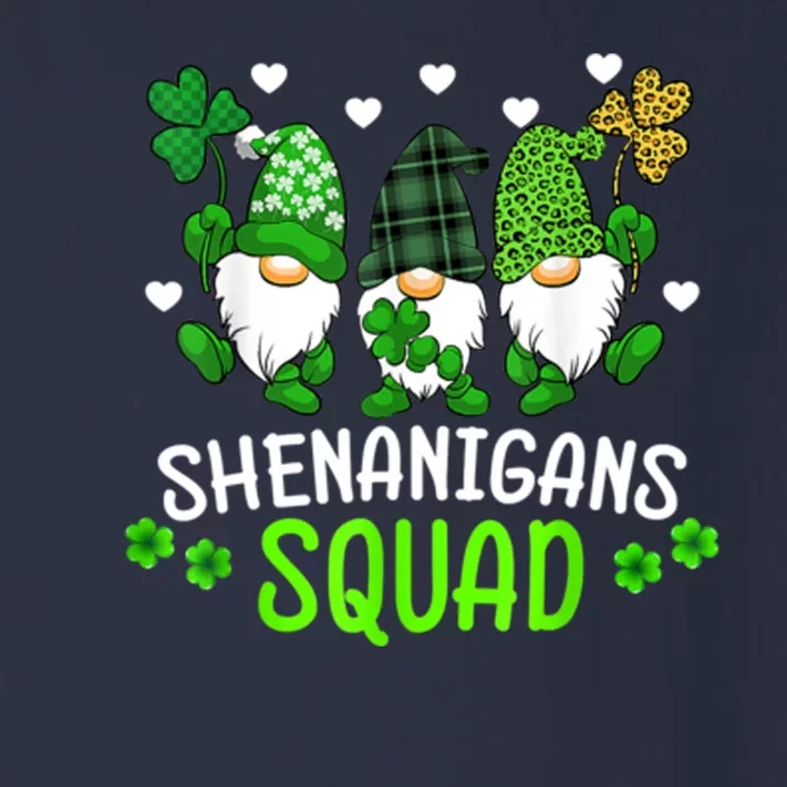 Shenanigans Squad Gnome St Patrick's Toddler Long Sleeve Shirt