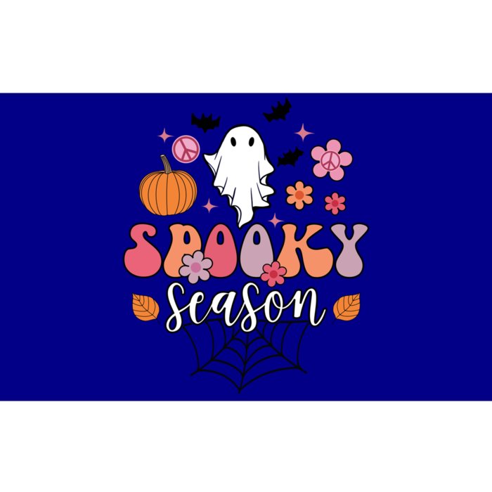 Spooky Season Groovy Ghost Halloween Scary Gift Bumper Sticker