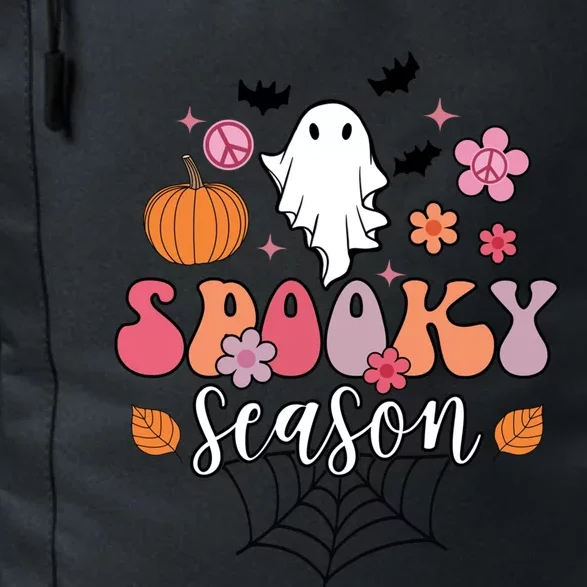 Spooky Season Groovy Ghost Halloween Scary Gift Daily Commute Backpack