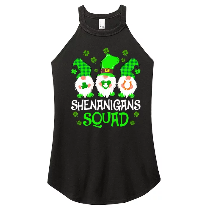 Shenanigans Squad Gnomies St Patrick's Day Women’s Perfect Tri Rocker Tank