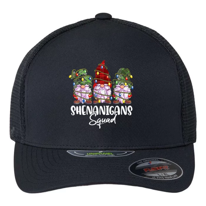 Shenanigans Squad Gnomes Pajamas Family Matching Christmas Flexfit Unipanel Trucker Cap