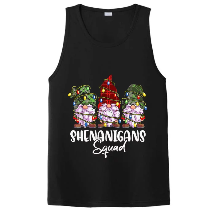 Shenanigans Squad Gnomes Pajamas Family Matching Christmas Performance Tank