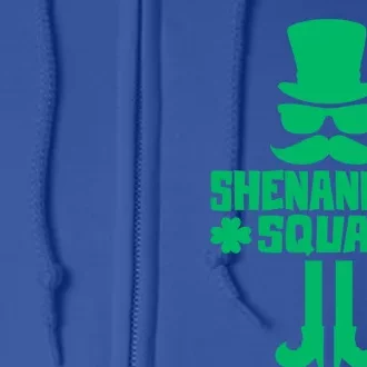 Shenanigans Squad Gift St Patrick's Day Gift Full Zip Hoodie