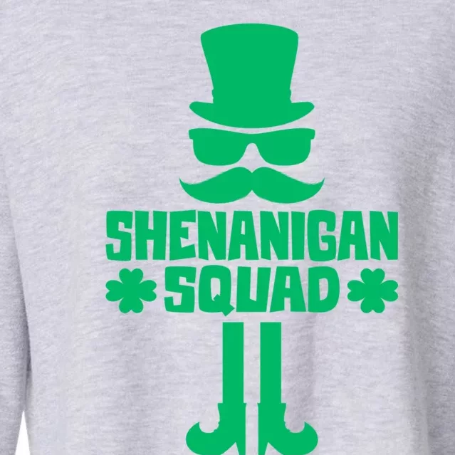 Shenanigans Squad Gift St Patrick's Day Gift Cropped Pullover Crew